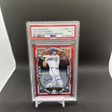 JAC CAGLIANONE 2026 BOWMAN STERLING AUTO ROOKIE  1/5  #BST-14 Pop 1 🔥🔥🔥