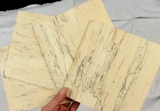 Spalted Tamarind guitar headplate / rosette blank 7x7.4x.2"