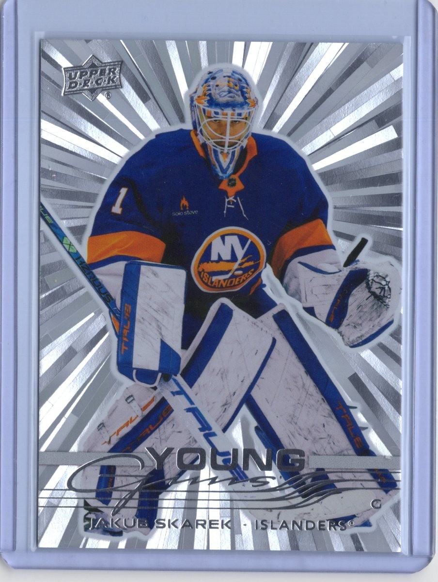 2025-26 Upper Deck- Young Guns Outburst- Jakub Skarek 244 Rookie (RC)