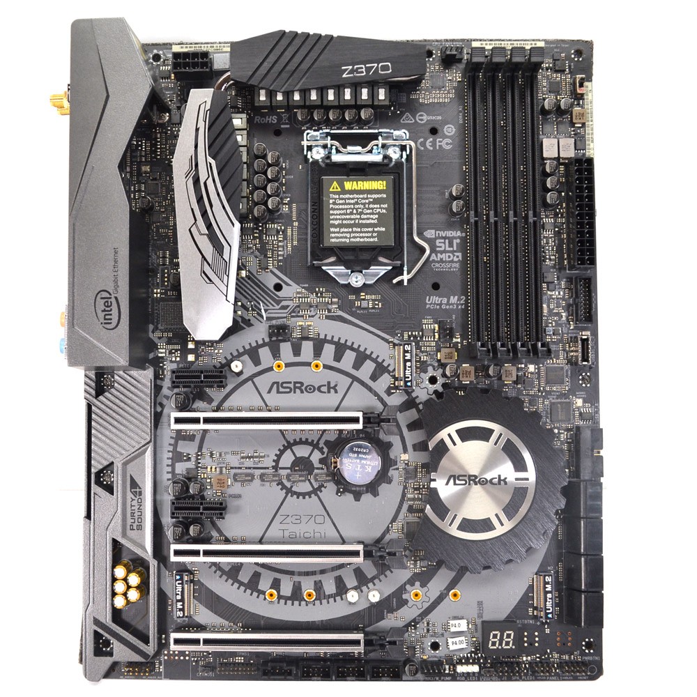 CPU I8700k + Asrock Taichi Z370 NEW ASRock Z370 Taichi ATX Computer Motherboard DDR4 LGA1151 Intel