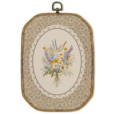 GUULIJEEMIY Vintage Rustic Wildflower Nursery Canvas Wall Art Decor, Farmhouse