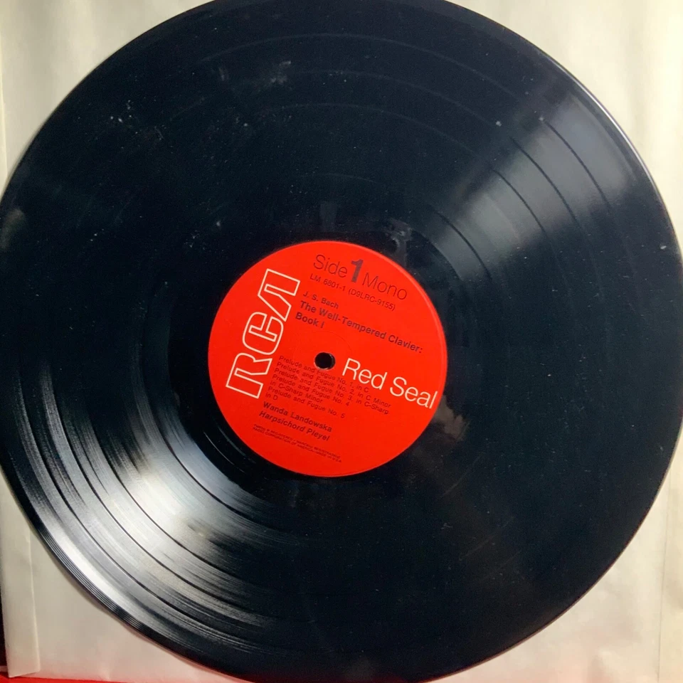 BACH-THE WELL-TEMPERED CLAVIER-MONO-ORIGINAL RCA VICTOR 6-LP VINYL BOX SET-USED Foto 3 de 4