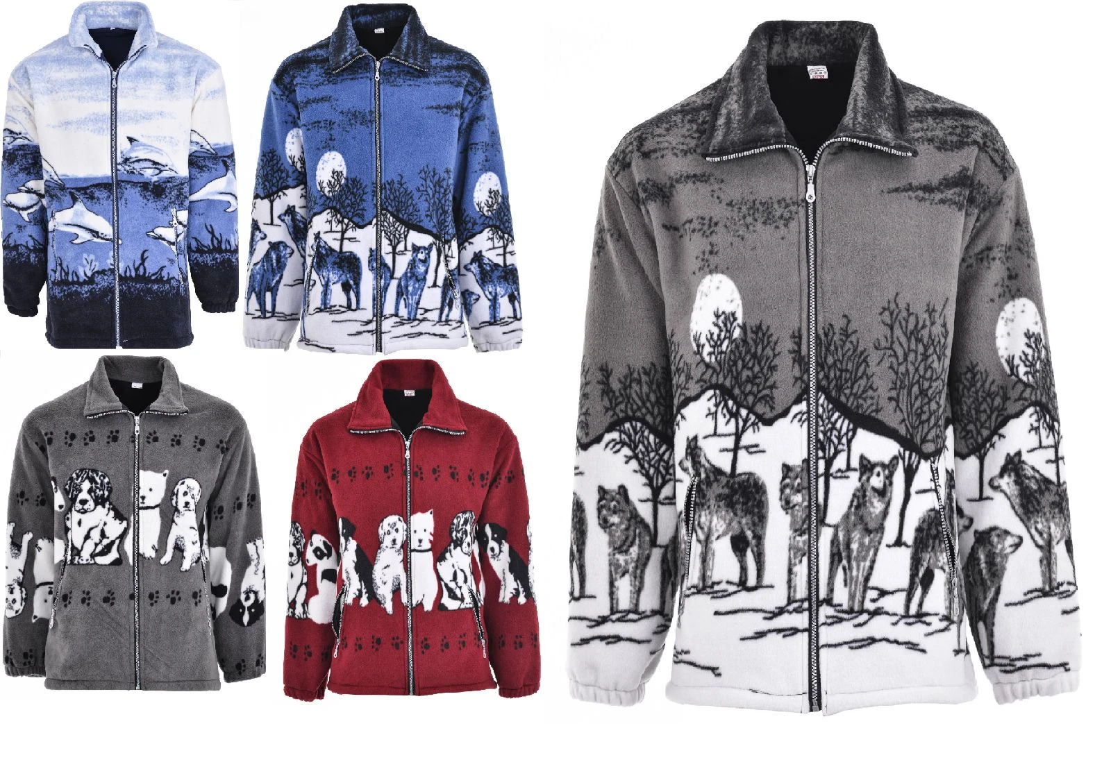 Men Women Animal Print Warm Thick Fleece Winter Shirt Jacket/Coat S-3XL
Opens in a new window or tab