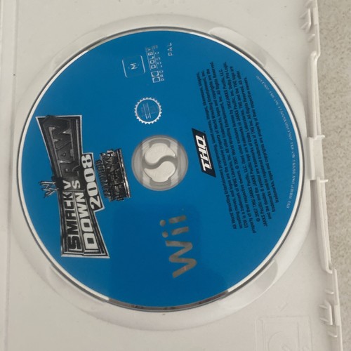 WWE Lot SmackDown Vs Raw 2008 2009 ECW Nintendo Wii 09 08 Wrestling Video Game - Picture 3 of 4