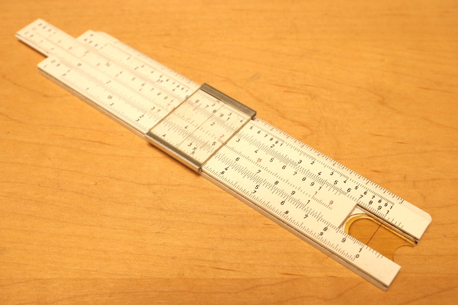 Rare Vintage 1960's Hoffman No.601 UTO Advertising Slide Rule, Norton Co.