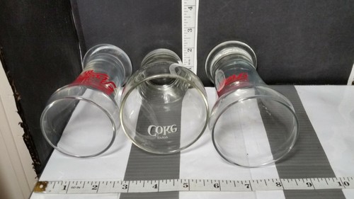 Vintage Bar Glasses Clear - Hamm's, Stroh's, Coke with "S" Mark - Picture 4 of 8