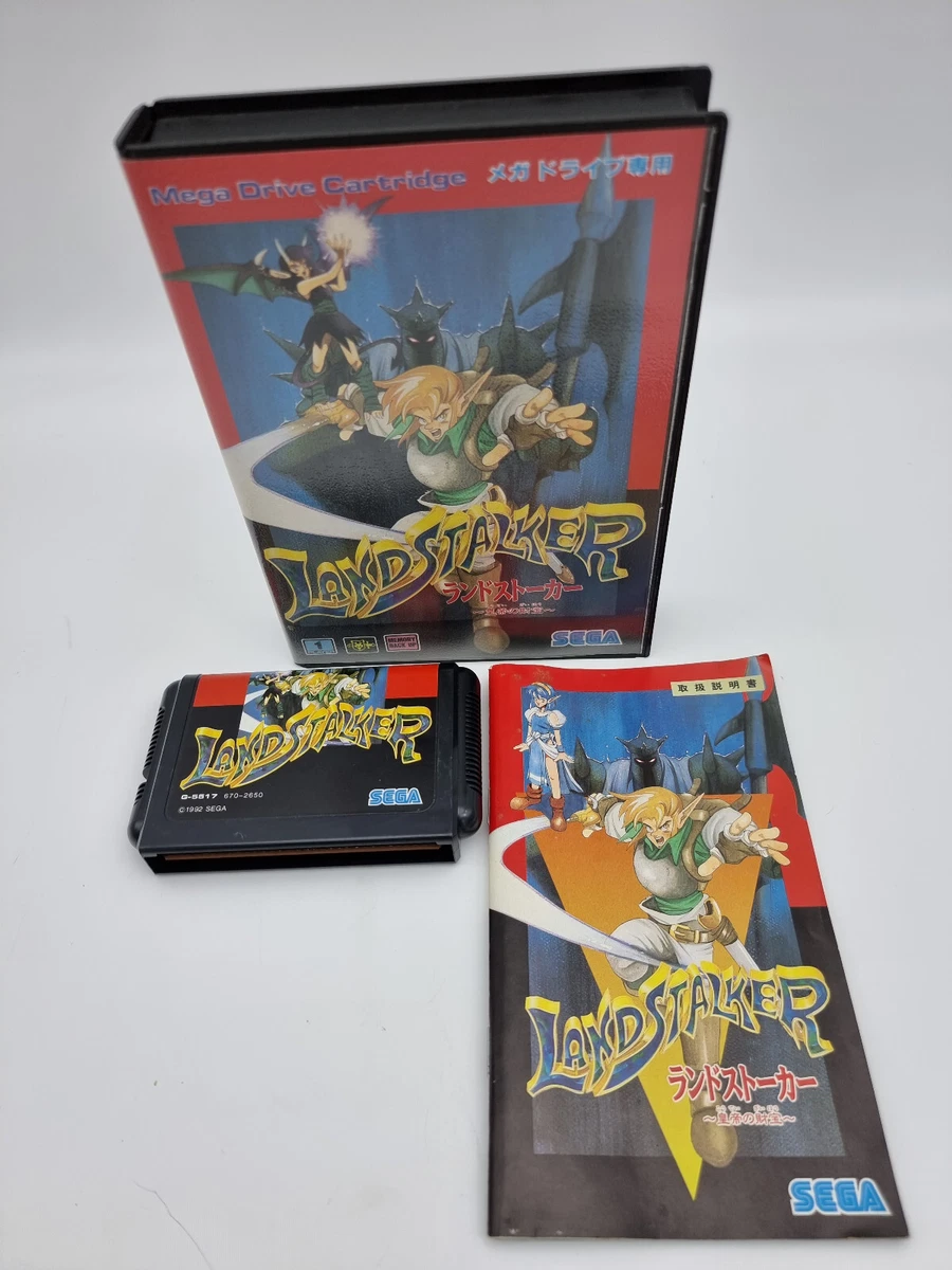 Landstalker FRA / Sega Mega Drive / Version Pal. / Jeu en Loose TBE