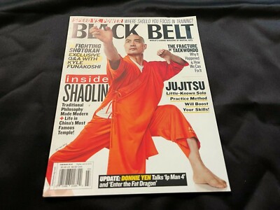 2/19 BLACK BELT SHI YAN MING KYLE FUNAKOSHI GEORGE KIRBY martial arts magazine