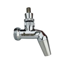 Nukatap SS Forward Sealing Beer Faucet (Chrome Plated Stainless Steel)