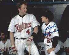 LUKE EDWARDS SIGNED AUTHENTIC 'LITTLE BIG LEAGUE' 8x10 MOVIE PHOTO H w/COA PROOF