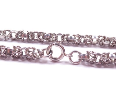 アクセサリー Vintage Silver 925 Multi Links Bracelet Vintage Bracelet Multi Link Round & Rope Links 925 Sterling