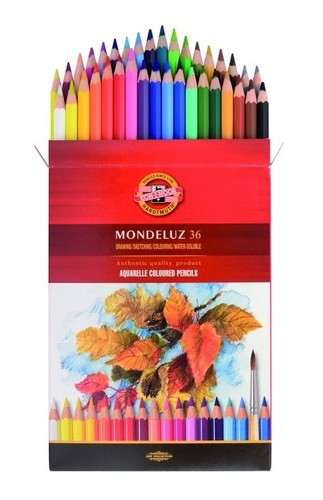 Aquarell Bleistift Set Koh-I-Noor MONDELUZ 3719 wasserlösliche Bleistifte - Bild 5 von 12