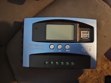 1X MPPT Solar Controller Dual USB LCD Display 12V 24V Auto Solar Cell Paneled