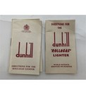 vintage dunhill lighter 14K gold plate with box and docs — photo 3