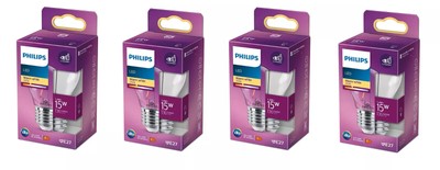 Philips LED Filament Tropfen E27 warmweiß 1,4W = 15W EEK:F (Spektrum A-G)