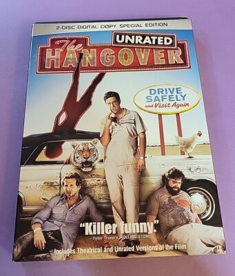 The Hangover (DVD, 2009, 2-Disc Set, Special Edition, Unrated, Bradley Cooper)
