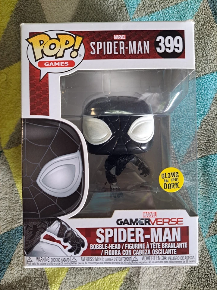 Spiderman Pop 399 Glow - Spiderman Funko Pop! 2018 abovedado + protector Foto 2 de 4