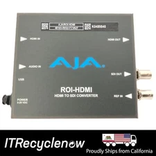 AJA ROI HDMI to SDI Mini Converter 3G Video Scaling Region of Interest 20 VDC