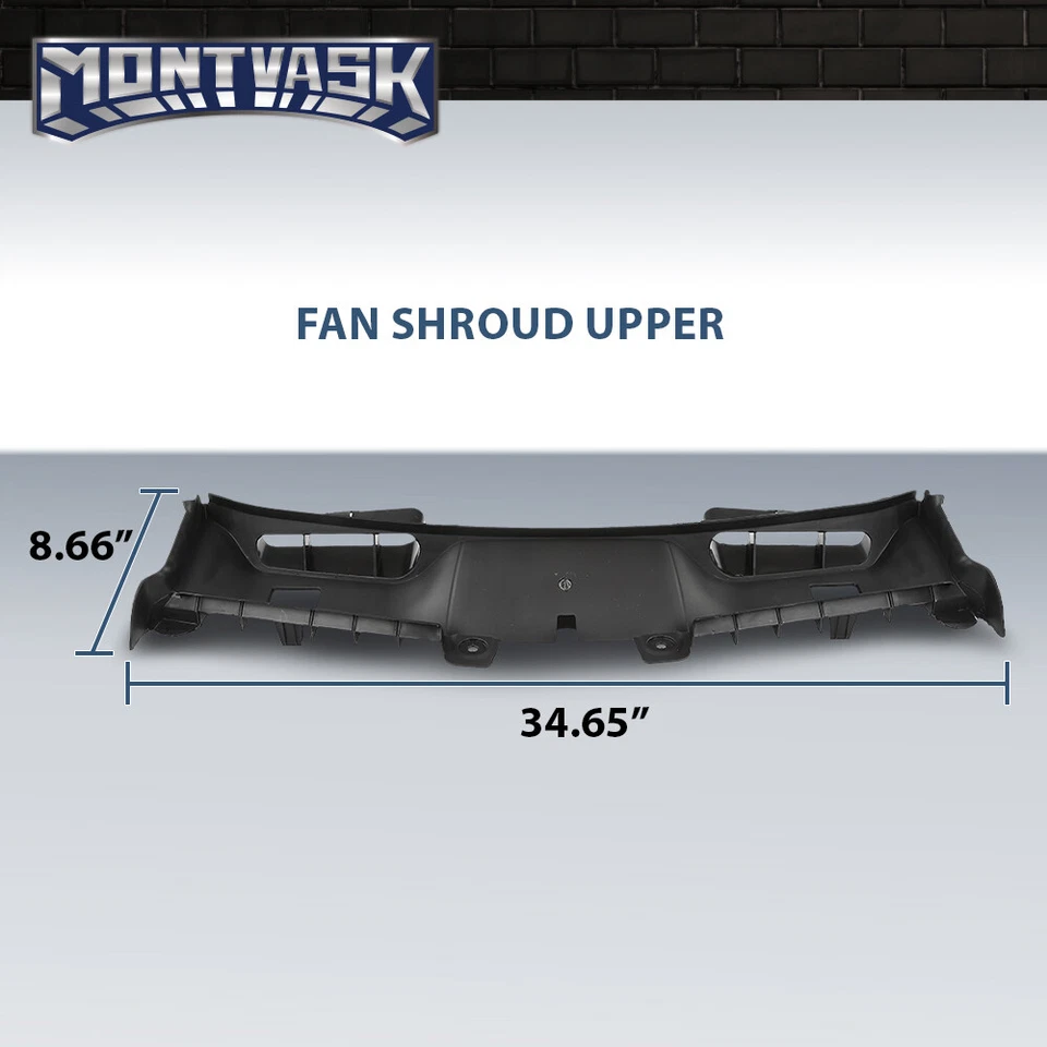 Cubierta superior del ventilador para Mercedes-Benz GLK350 GLK250 2010-2015 2045000355 Foto 3 de 4