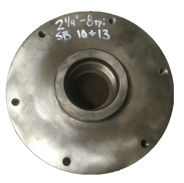 SouthBend Metal Lathe Adjust Tru Chuck Backing Plate 21/4” 8 TPI HEAVY