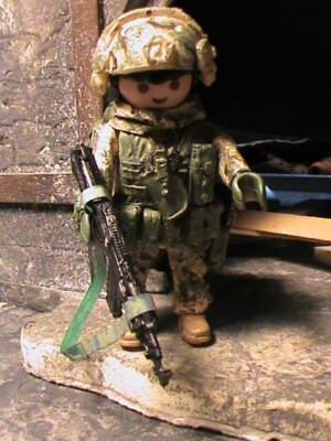 Playmobil Personnalisé Soldat Ukrainien Réf-0004 - Occasion