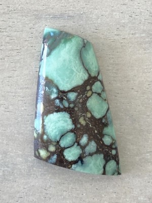 Pale Green Turquoise Brown Matrix Cabochon Not Backed