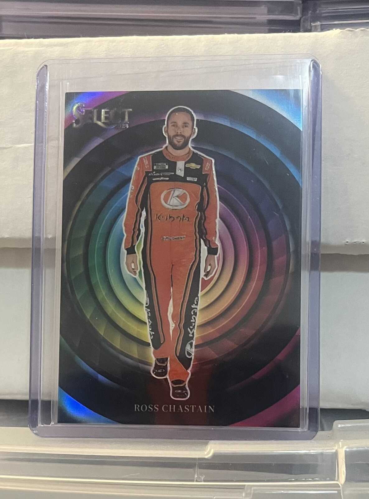 ROSS CHASTAIN 2024 Select Racing - COLOR WHEEL Prizm #2 - Case Hit SSP - NASCAR