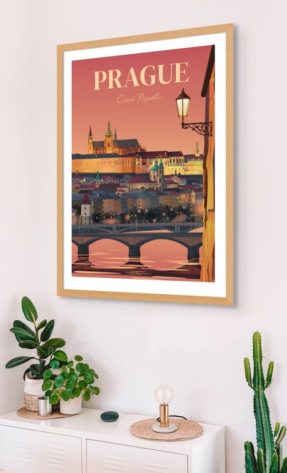 Travel Poster Prague Castle II (Prague) - Image 3 of 4