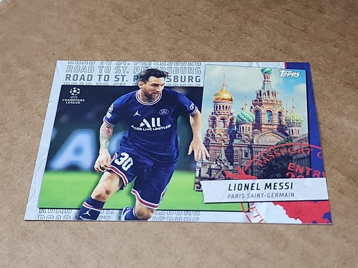 Lionel Messi 2022 Topps Champions League Soccer 