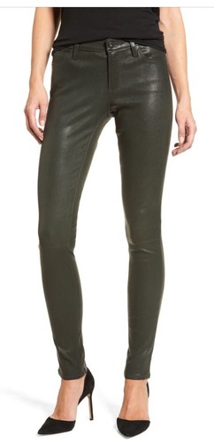 $975 Adriano Goldschmied AG Women’s The Legging Super Skinny Pants-Olive-27W-NEW