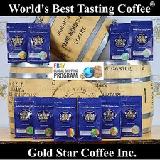 World's Best Coffee - 10 lb Jamaica Jamaican Blue Mountain Grade 1 Fire Roasted