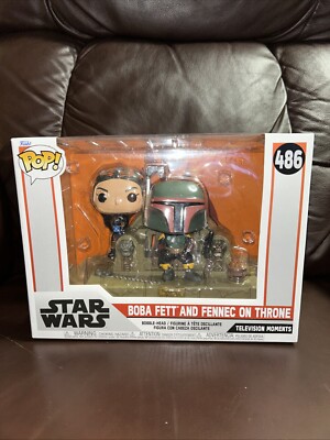 Star Wars Funko POP! Boba Fett And Fennec On Throne #486