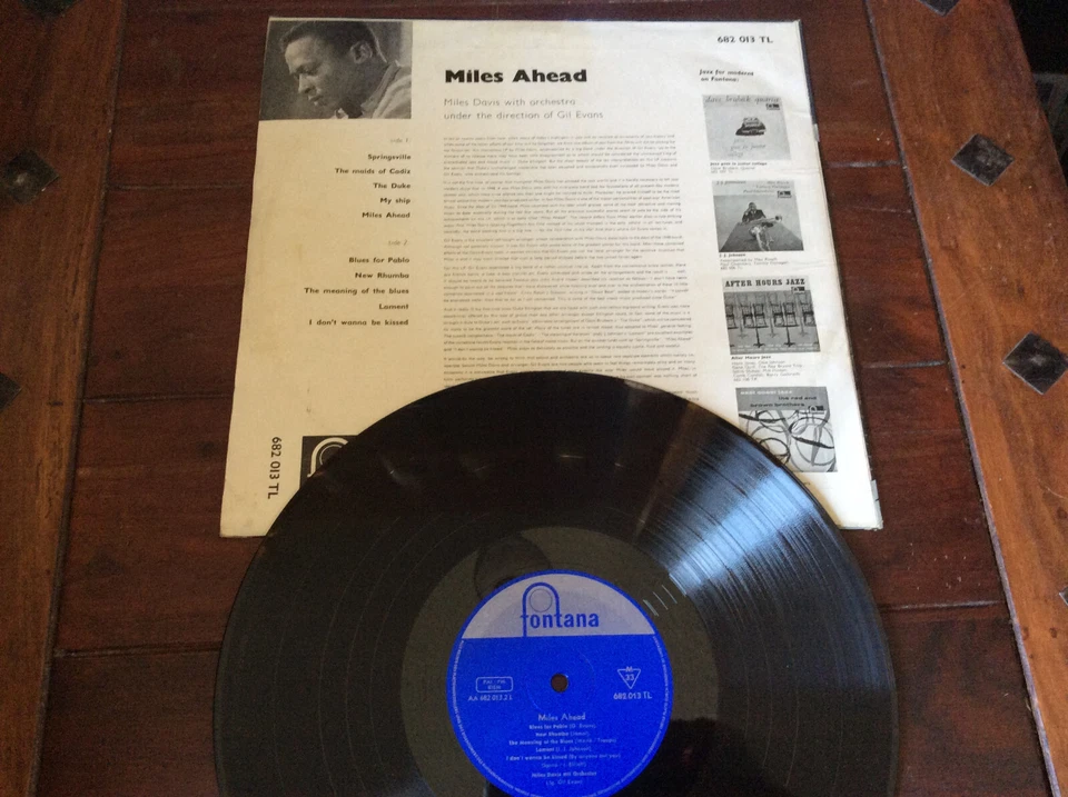Miles Davis – Miles Ahead  [LP Vinyl] 	Fontana 682 013 TL 1957 - Bild 2 von 2