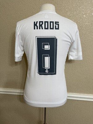 未使用タグ付14-15 RealMadrid KROOS 8番　adidas adidas Real Madrid Home Kroos 8 Jersey 2024-2025 (Official