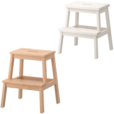 IKEA Hocker BEKVAM Schemel Tritthocker Stufenhocker Massivholz 50cm Stufe NEU