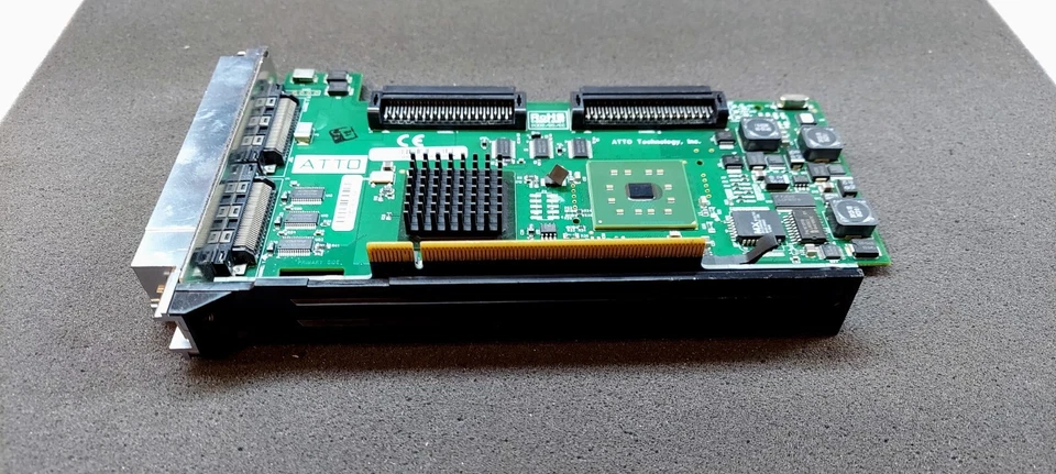 Atto Technology Inc 0209-PCBX-001 Card w/ Apple 630-9556 820-2195-B XServe Riser - Image 2 of 4