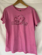 Women's XL Mossy Oak Hot Pink Camo Short Sleeve T-Shirt Hunting