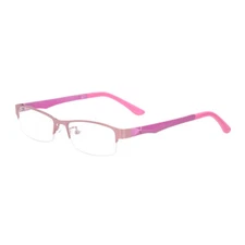 Women's Half Rimless Nearsighted Eyeglasses Distance Glasses Eyewear -0.00~-4.00