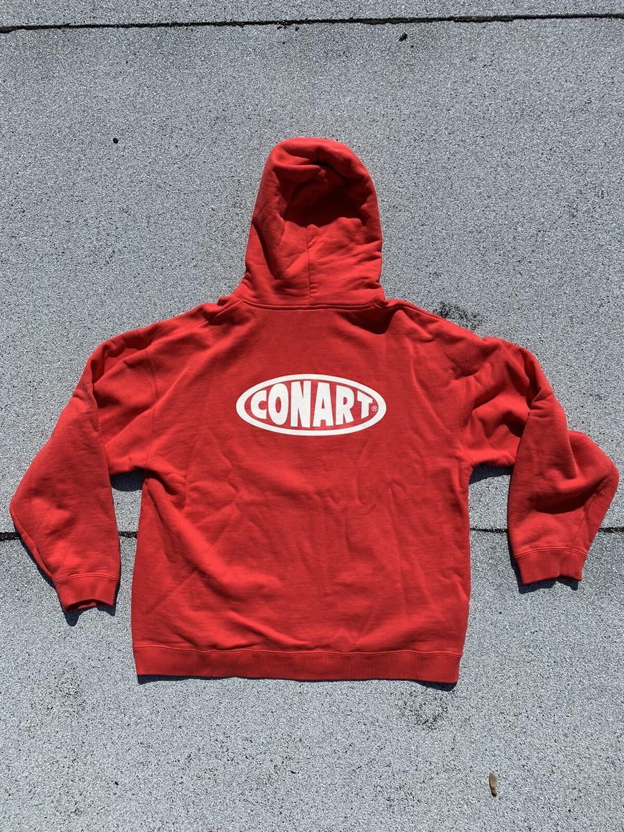 VTG 90s Conart Graffiti Hoodie Mens Medium Rare Biggie hip