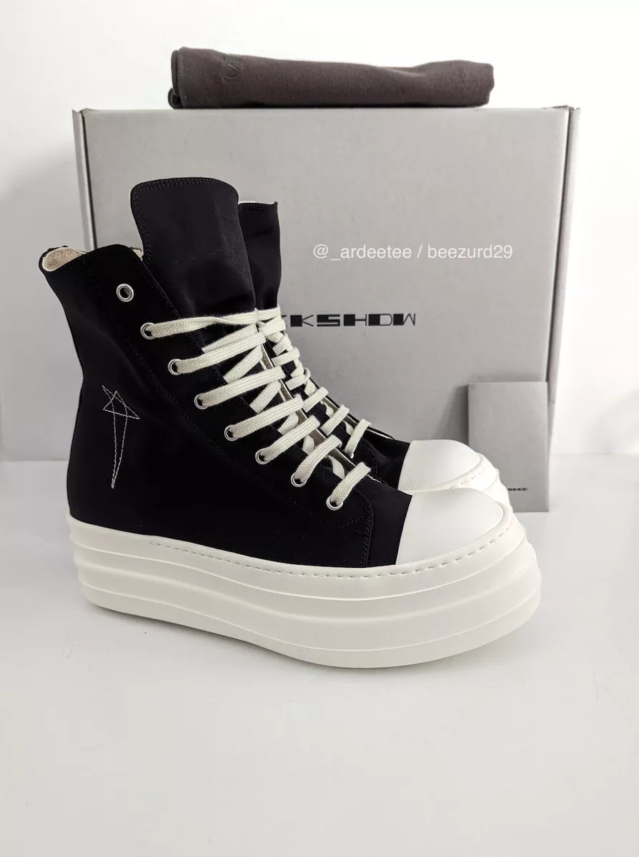 NIB* RICK OWENS DRKSHDW OG SS20 PENTAGRAM DOUBLE BUMPER RAMONES