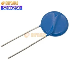 2pcs S20K250 ORIGINAL Metal Oxide Varistor 250vac 350vdc MOV