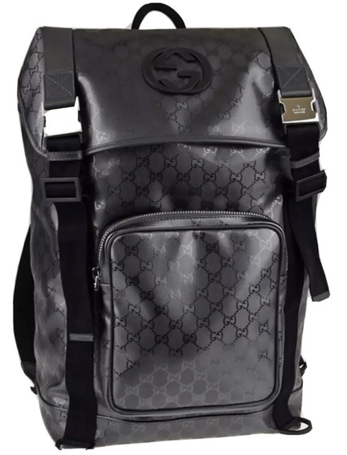 black gucci supreme backpack