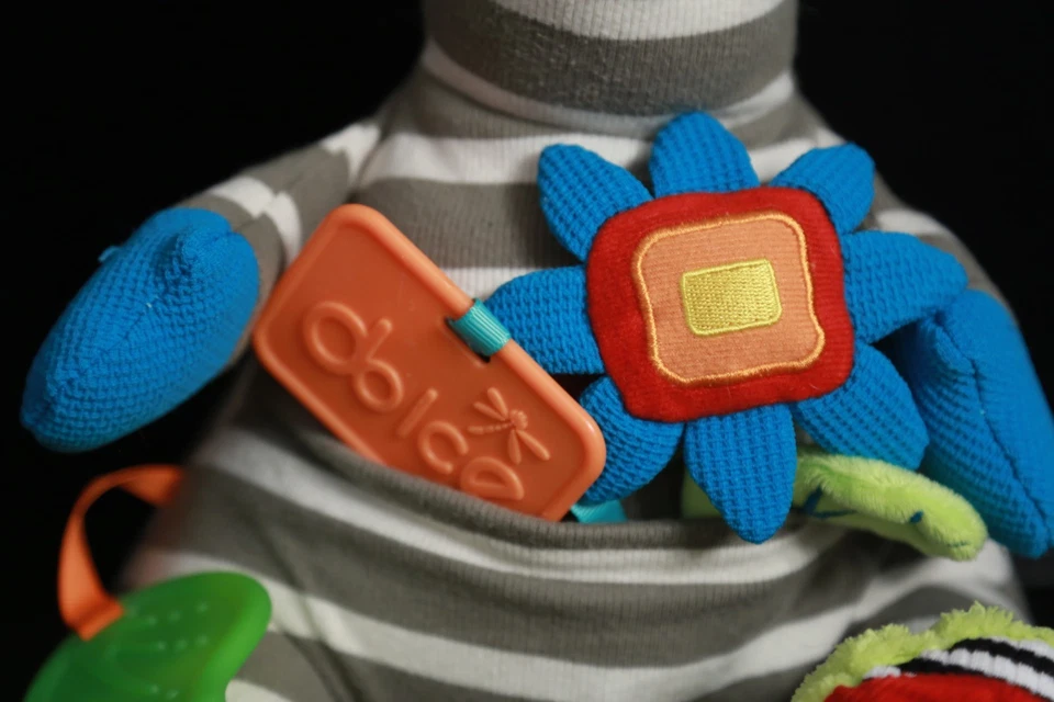 Muñeca de peluche Dolce (Francia) cebra bebé actividad cebra  Foto 2 de 4