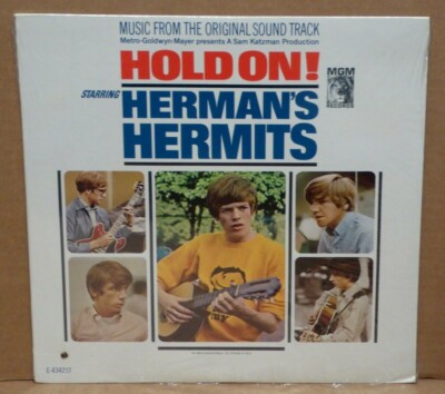 Herman's Hermits Hold On soundtrack mostly sealed vinyl LP Shelley Fabares cutou