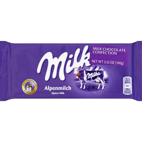 Milka Leche Chocolate Confección, Leche Alpina 3.52 OZ Paquete de 5 ¡¡¡¡Envío Gratis!!!!! Foto 2 de 4