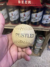 Rustler baseball Paramount Reality Corp Contest Rare great Old Ball