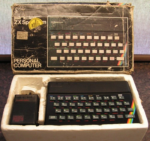 SINCLAIR ZX SPECTRUM 48K COMPUTER + POWER SUPPLY ETC - Boxed Fully Working NICE - Afbeelding 11 van 11