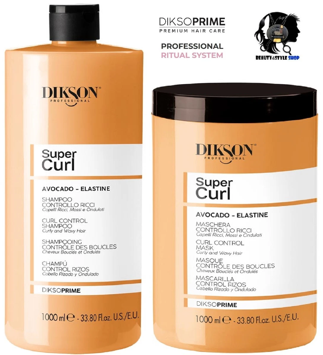 DIKSON PRIME SUPER CURL SHAMPOO MASK 1000ML PROFESSIONAL CURLY HAIR