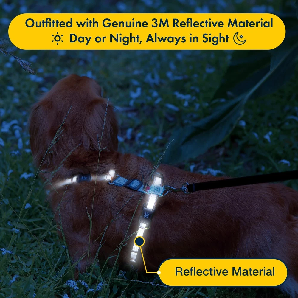Dog Harness for Large Dogs - No Pull Fully Customizable Fitment - 3M Reflecti...
