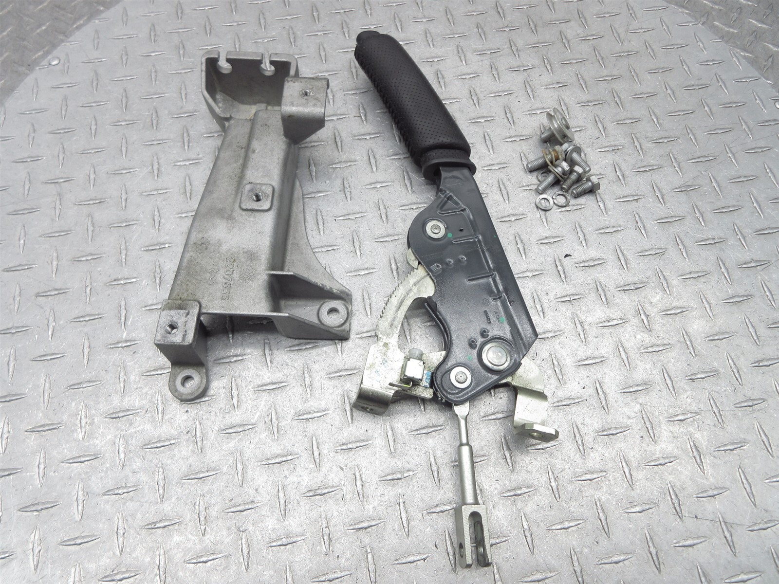 2008 Ferrari F430 Spider Emergency Parking Hand Brake Handle Lever Bracket Lot